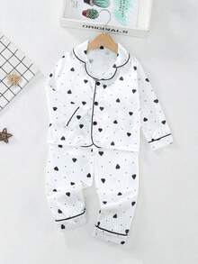 Bộ đồ mặc nhà thường ngày 2 món áo khoác cardigan và quần dài họa tiết da báo màu tương phản cho bé gái - trắng - Xem 5