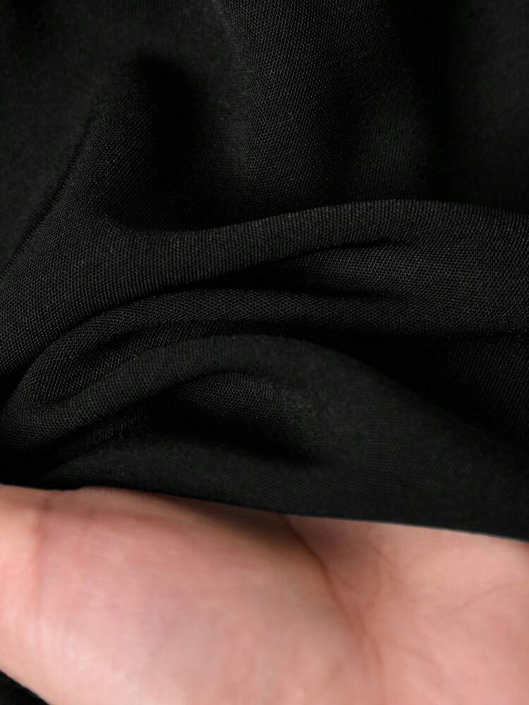 Women's Contrast Lace Long Sleeve Loose Casual Dress  Winter Clothes For Women