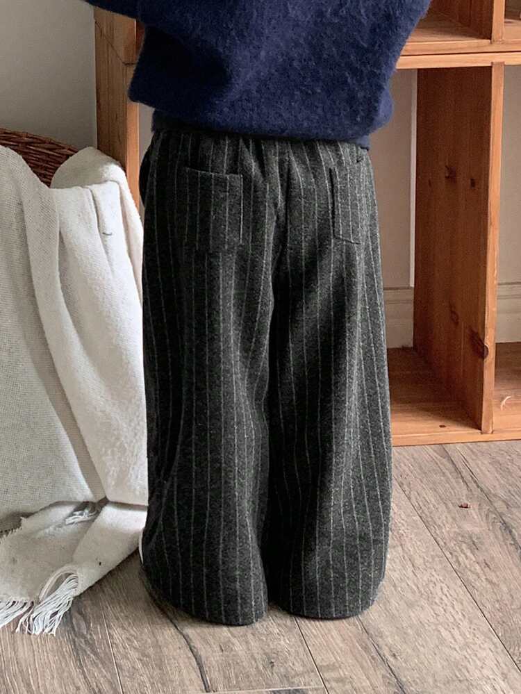 Toddler Boys' Casual Striped Loose Straight Leg Pants