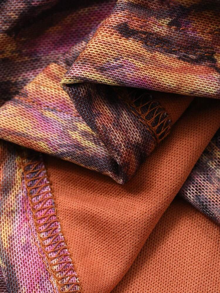 Women's Ombre Wrap Waist Mini Dress Prom Dress