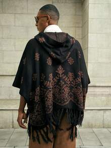 Áo len chui đầu có mũ trùm đầu thương hiệu AKNOTIC dành cho nam (Kiểu dáng thông thường) - màu đen - Xem 3