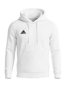 Adidas Entrada 22 Men's Hoodie White - Black / White - View 1