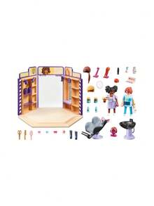 Playmobil My Life Friseursalon GIRLS FIRST 71535 - Multicolor - View 3