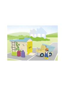 Playmobil Junior JUNIOR: LKW Mit Sortiergarage BOYS FIRST 71686 - Multicolor - View 4