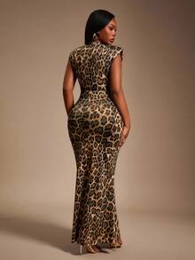 Radiana Áo hở vai, cổ chữ V sâu, thanh lịch, quyến rũ, gợi cảm, lấp lánh cỡ lớn dành cho nữ, mùa thu và mùa xuân, mùa hè, váy đuôi cá có đệm vai, thời trang tối giản để mặc hàng ngày, váy dự tiệc, phù hợp cho vũ hội, dạ hội, trang phục du ngoạn, ngày lễ tình nhân, lễ hội âm nhạc, hòa nhạc, tiệc hóa trang, đi chơi, nhiều lớp, ngày lễ, - màu nâu - Xem 2