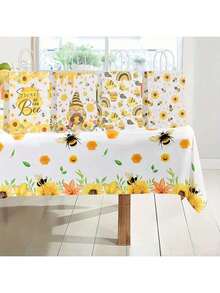 12/24 个装蜜蜂礼品袋 夏季蜜蜂纸质礼品袋 带提手 蜜蜂主题派对礼品袋 蜜蜂糖果袋 生日派对用品 返校季 情人节 - 彩色 - 查看 5