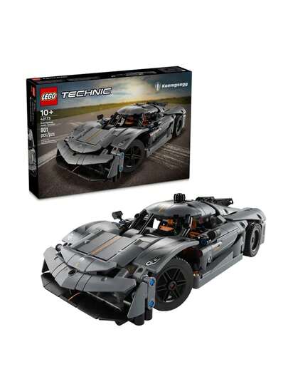 LEGO Technic Koenigsegg Jesko Absolut Grey Hypercar BOYS FIRST 42173