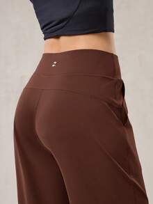 OutZeal Women Sports PantsCasual Yoga Lounge Summet Spring Quick-Dry Buttery Soft High Waist Straight Leg Solid Color Active Bottoms - Brown - View 9