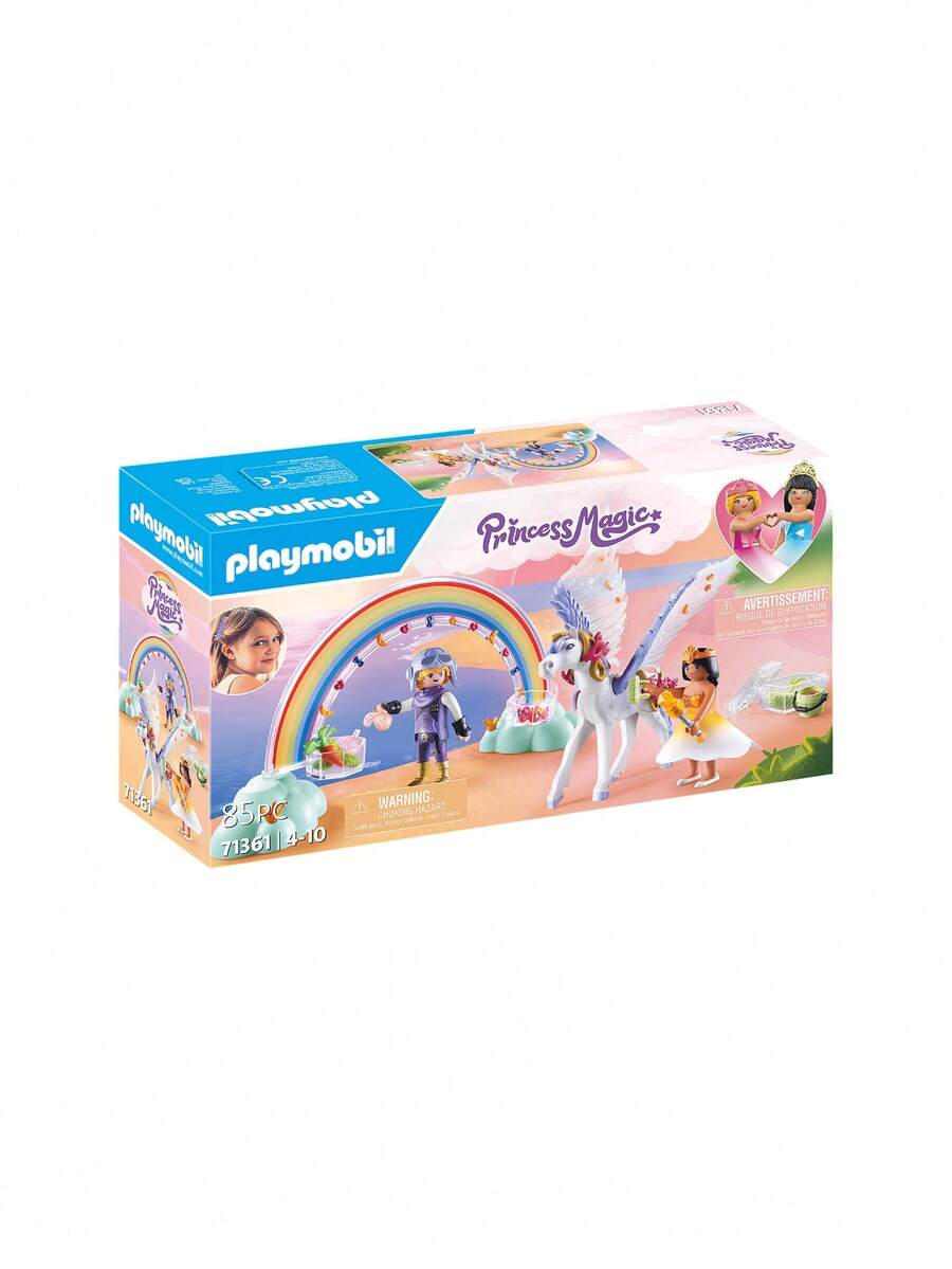 Playmobil Princess Magic Himmlischer Pegasus Mit Regenbogen GIRLS FIRST 71361 - Multicolor - View 1