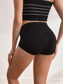 BloomMama 3pcs/Pack Seamless, High Elasticity, Belly Covering, High Wrapping, Maternity Underwear, Comfortable & Minimalist - Multicolor - View 3