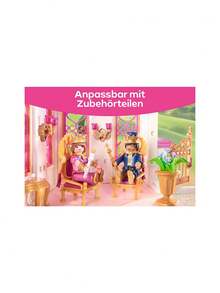 Playmobil قلعة الأميرة مع الزوجين الملكيين - متعدد الألوان - مشاهدة 9