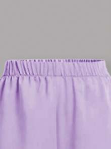 Sparklyn 2pcs/Set KPOP Girl Group Print Top & Fashionable Digital Print Straight Leg Cargo Pants Set, Stylish Casual Streetwear - Multicolor - View 5