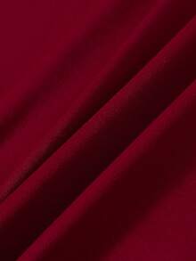 2 Sets Boy Pajamas, New Style Teenage Boys Round Neck Long Sleeve Burgundy And Navy Tops With Yellow, White And Red Plaid, And Navy Loose Casual Long Pants, Stretchy Knit Fabric, Machine Washable, Comfortable Fit, Family Matching Outfits (2 Sets Sold Separately) Unisex Long Pajama Sets - Light Grey - View 8