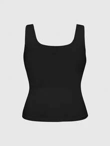 ROMWE Goth Conjunto de pijama de top sin mangas y pantalones con estampado de insectos y veneno de talla grande, ropa de estar en casa informal - Negro - Ver 4