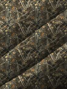 SHEIN Women's Branch Print Long Sleeve Zip Front Hoodie And Flare Pants Casual 2 Pieces Set - Multicolor - View 5