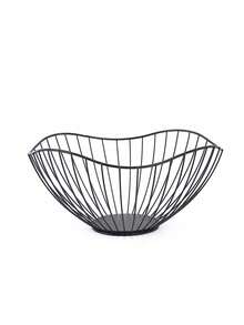 Cesta de frutas de hierro resistente a la oxidación y ventilada - Organizador de almacenamiento de cocina para frutas y aperitivos envasados, organización para la sala de estar o la cocina - Multicolor - Ver 8