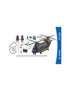 Playmobil Tactical Unit - Rescue Aircraft BOYS FIRST 71149 - Multicolor - View 3