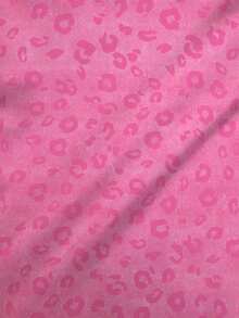 Betty Boop x SHEIN Áo thun cổ tròn tay ngắn họa tiết da báo, chữ và hoạt hình thường ngày dành cho nữ, mùa hè - trắng - Xem 6