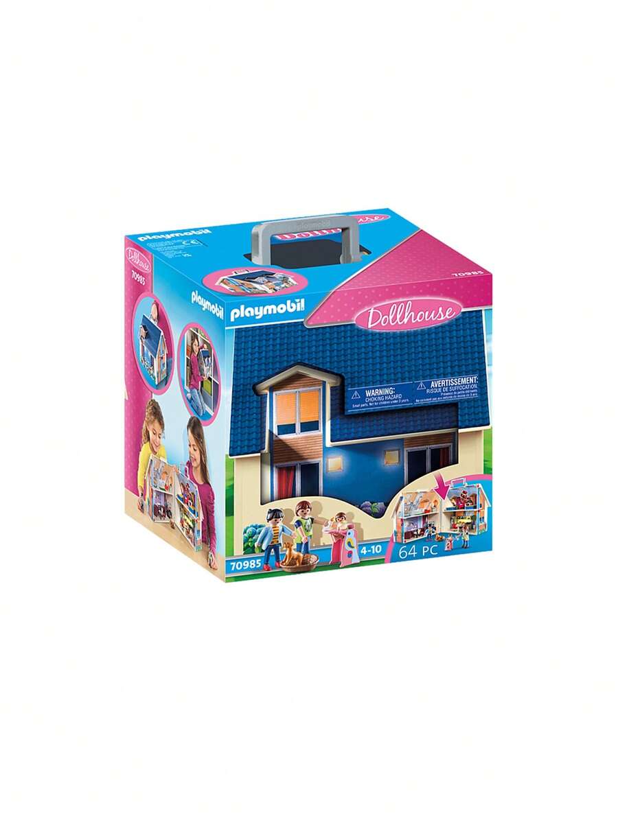 Playmobil Dollhouse Mitnehm-Puppenhaus GIRLS FIRST 70985 - Multicolor - View 1
