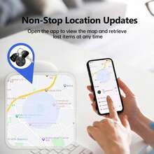 Untuk Android, Smart Bluetooth Anti Hilang GPS Tracker, Tag yang Kompatibel dengan Aplikasi Temukan Perangkat Saya (Find Hub), Tag Pelacak Udara untuk Android, Pencari Kunci GPS untuk Kunci, Tas, Koper, Dompet, Tas, Hewan Peliharaan. Hadiah Kembali ke Sekolah Natal - MultiWarna - View 4