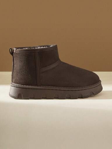 CUCCOO EASI Damen Lässig Dicksohlige Warm & Bequeme Minimalistische Schneestiefel, Herbst/Winter