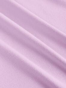 SHEIN MOD Áo hai dây xếp ly màu trơn gợi cảm thời trang dành cho nữ, kiểu dáng đa năng - Màu Lilac Tím - Xem 9