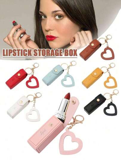 2 Adet Mini Aynalı Ruj Kutusu, Taşınabilir Pu Deri Anahtarlık Rujluk - Pembe Makyaj Çantası Makyaj Düzenleyici Rujluk Kız Kadın Anneler İçin Şükran Günü Hediyesi Ruj Kesesi Kadın Hediyeleri Kız Hediyeleri Kız Arkadaş Hediyeleri. Çanta, Oda Dekoru, Çantalar, Makyaj Çantası.