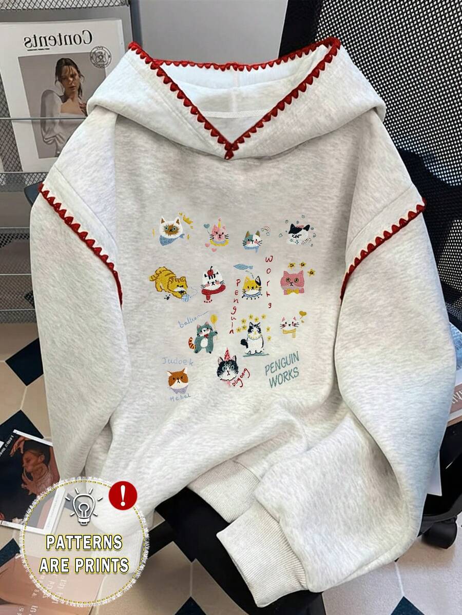 Resyla Sweat-shirt-shirt pour femmes, Sweat-shirt-shirt japonais 220g