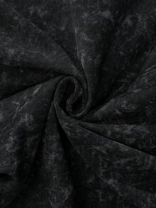 ROMWE MEN Street Life 男士休闲抽绳腰运动裤 - 黑色 - 查看 6