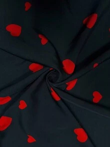 Viva Relle Váy ngắn xếp ly chấm bi hở vai lãng mạn thanh lịch cỡ lớn dành cho nữ - Nhiều màu - Xem 7