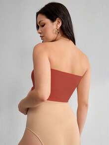 BloomMama Bestselling One-Shoulder Maternity Bra, Light Brown-Red - Red - View 2