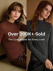 MOTF PREMIUM SLIM FIT MOCK NECK TOP - Dark Grey - View 7
