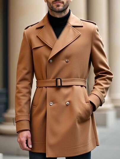 Manfinity VCAY Erkek Düz Renk Günlük Uzun Kollu Rüzgarlık