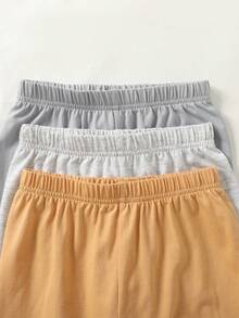 Maija Kids 3pcs/Set Young Boy Round Neck Long Sleeve Half-Zip T-Shirt And Pants Casual Loungewear - Multicolor - View 5