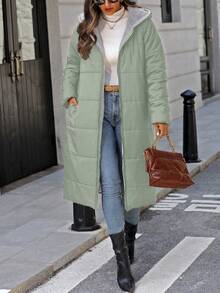 EMERY ROSE 女士休闲日常拉链连帽外套