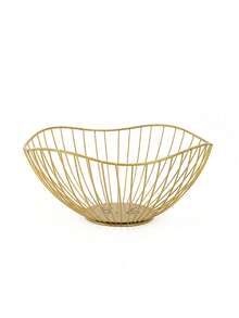 Cesta de frutas de hierro resistente a la oxidación y ventilada - Organizador de almacenamiento de cocina para frutas y aperitivos envasados, organización para la sala de estar o la cocina - Multicolor - Ver 11