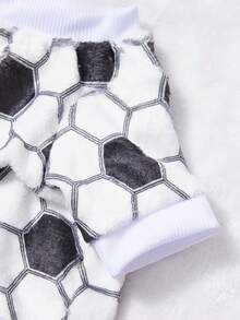 PETSIN 1 Black And White Football Flannel Pet , Thick White Flannel Warm Pet Clothing - White - View 8