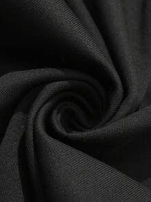 ROMWE MEN Men's Cross Print Gothic Style Drawstring Waist Casual Sweatpants - Black - View 4