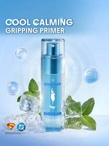 The Superman | SHEGLAM Good Grip Cool Soothing Primer Brand Beauty Makeup Face Paint Cosmetic For Women Girls Perfect For Fall Winter Ideal For Y2K Fancy Fashion Suitable For Birthday Christmas Present Party Ready Best Color