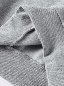 Chillumni Ensemble de survêtement homme avec capuche et pantalon, motif floral gris, badge numéro 23 de New York, style décontracté. Deux pièces pour l'hiver et l'automne chic, doublure thermique.