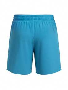 Under Armour Rival Terry Men's Shorts Ether Blue - Blue - View 2