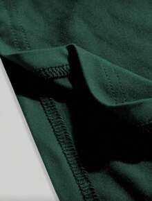 Camiseta de manga corta con estampado casual para hombre de texto NEW YORK - Verde militar - Ver 2