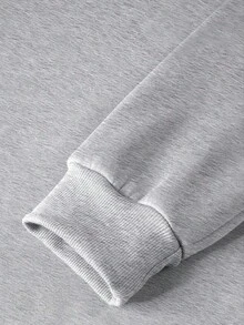 Chillumni Ensemble de survêtement homme avec capuche et pantalon, motif floral gris, badge numéro 23 de New York, style décontracté. Deux pièces pour l'hiver et l'automne chic, doublure thermique.