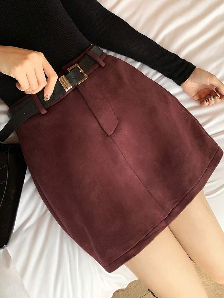Women's Fashionable Versatile Commuter Skirt, Autumn/Winter