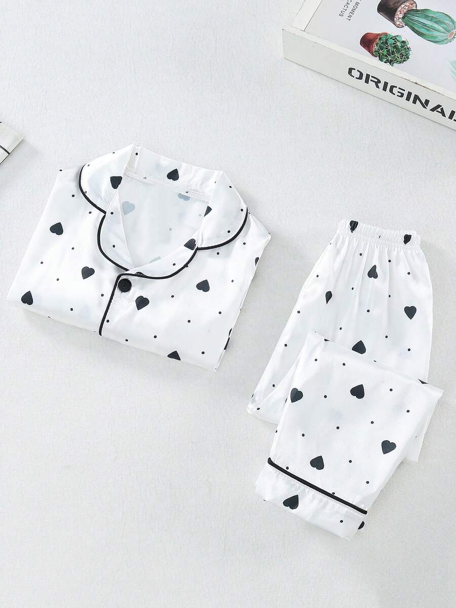 Bộ đồ mặc nhà thường ngày 2 món áo khoác cardigan và quần dài họa tiết da báo màu tương phản cho bé gái - trắng - Xem 1