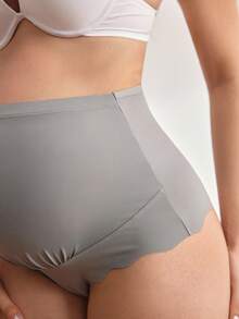 BloomMama 1pc High Waist Comfortable Seamless Maternity Thong Panty, Dark Gray - Dark Grey - View 6
