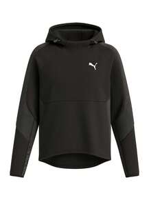 Puma Sports Sweatshirts Fleece-Lined Stretchy Comfortable Weekend Sports Commuting Black 676072-01 - Dark Grey - View 1