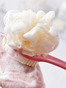 SHEIN Long Handle Shower Brush, Multi-Purpose Brush For Back Exfoliation And Shower Cleaning