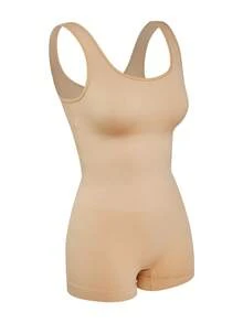 SHAPORA 1 قطعة بدلة نسائية مريحة وسلسة وصديقة للبشرة - لون مشمشي - مشاهدة 6