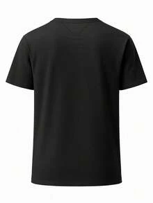 Tommy Hilfiger Men Short Sleeve T-Shirt Black - Black - View 2